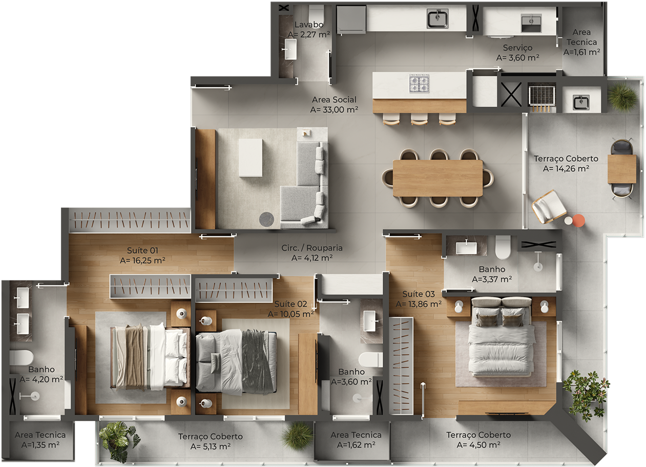 Apartamento Tipo 2